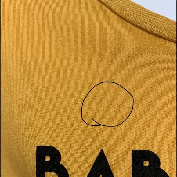 Local Lab Gold Cropped Knot Front Baby Doll Top XL - Picture 7 of 7